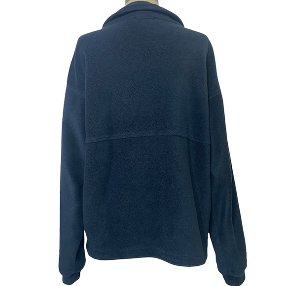 Columbia Fleece Jacket Navy Blue Comfortable Warm Soft Lightweight Zip Up Coat - Picture 6 of 11